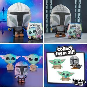 NEW STAR WARS™ Mandalorian Doorables Puffables Plush